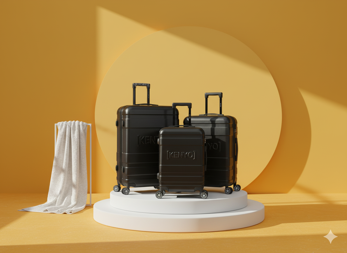 Ensemble 3 valises "NOIR"