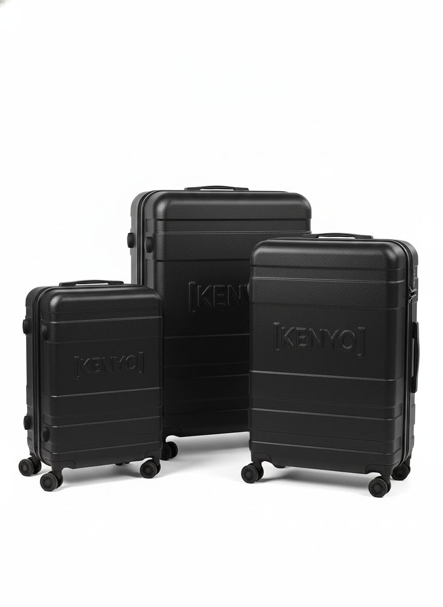 Ensemble 3 valises "NOIR"