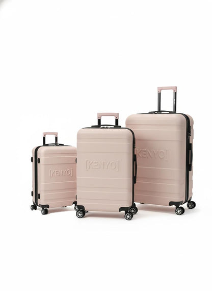 Ensemble 3 valises "ROSE"